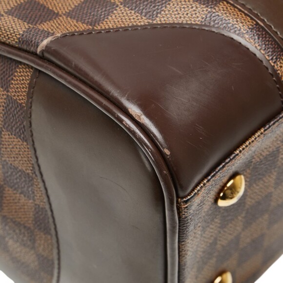 LOUIS VUITTON Brown Damier Leather Bag - Picture 4 of 14